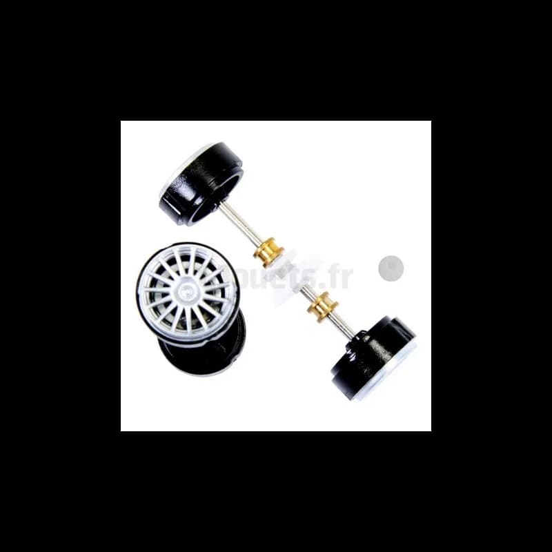 Axes + jantes Carrera Digital 132 pour 27381, 27382, 30551, 30552, ...