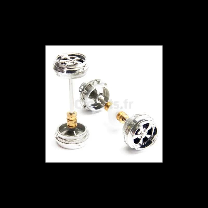 Axes + jantes Carrera Digital 132 pour 27223, 27224, 27225, 30422