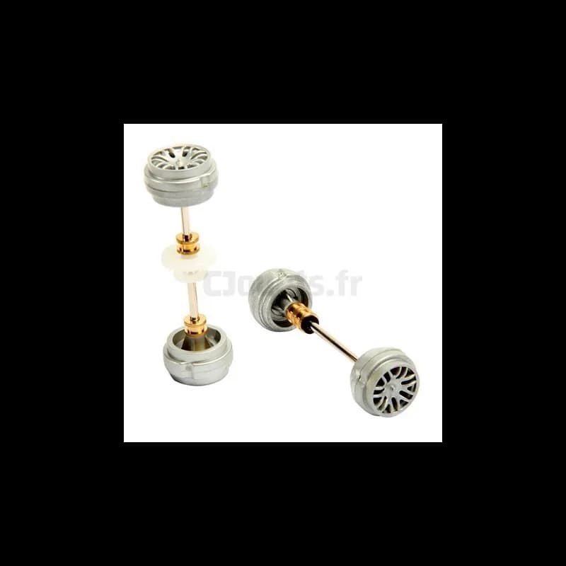 Axes + jantes Carrera Digital 132 pour 27203, 27204, 30403, 30404