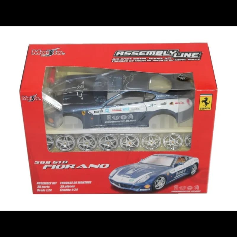 Ferrai 599Gtb Pan American Tour Blau 1:24 Maisto 39109