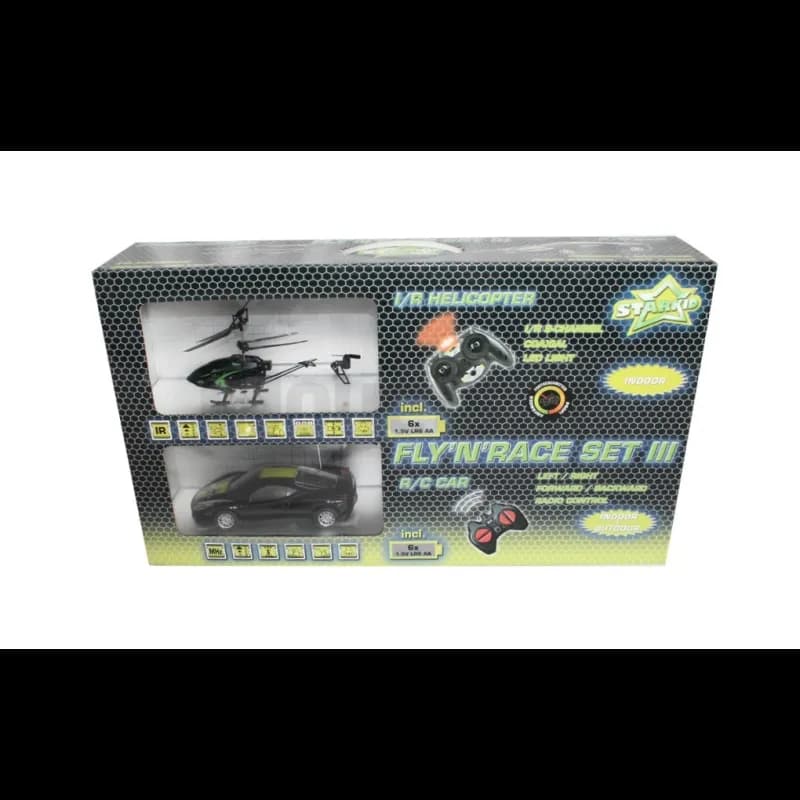 Hélicoptère I/R avec voiture R/C Starkid 68156