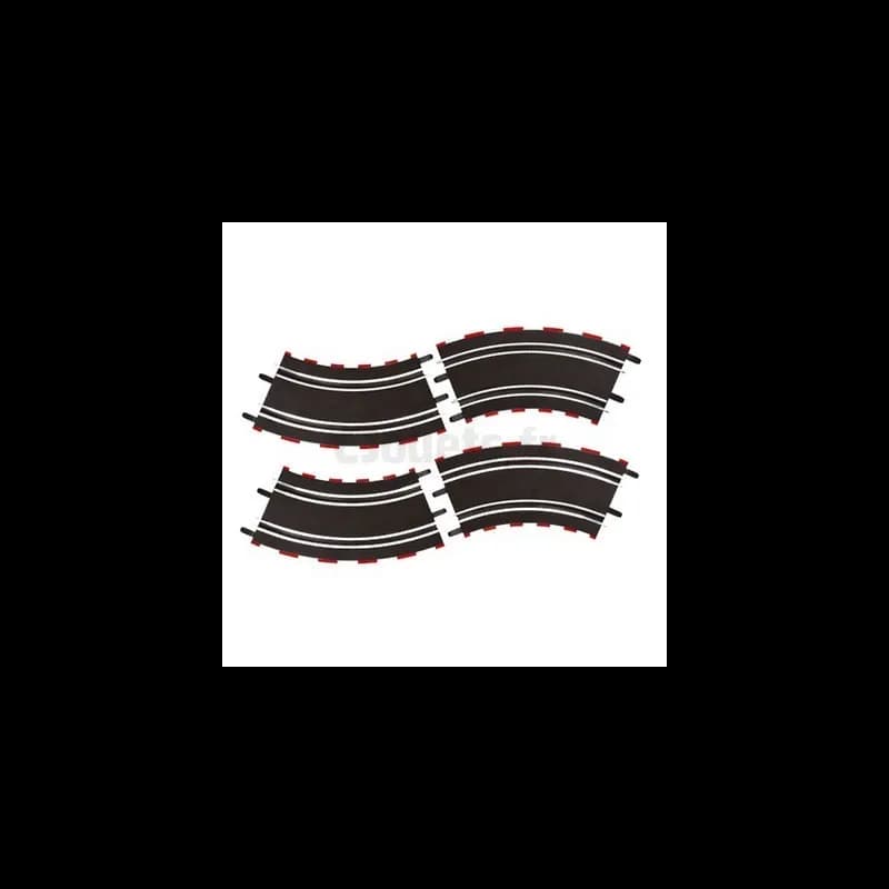 Virages relevés 2/45° Carrera GO & Digital 143