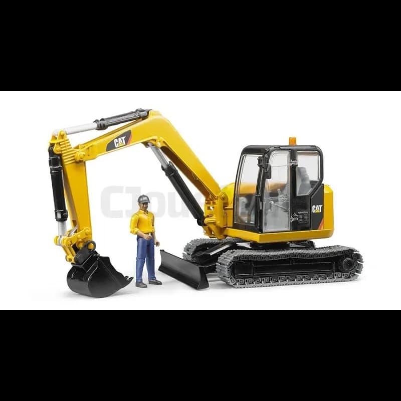 Pelleteuse Caterpillar Avec Personnage Bruder 02466