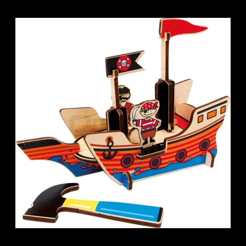 3D Holzpuzzle Piratenschiff 6591