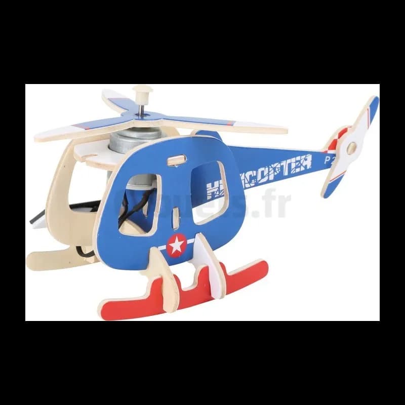 Kit en bois Hélicoptère solaire 6949