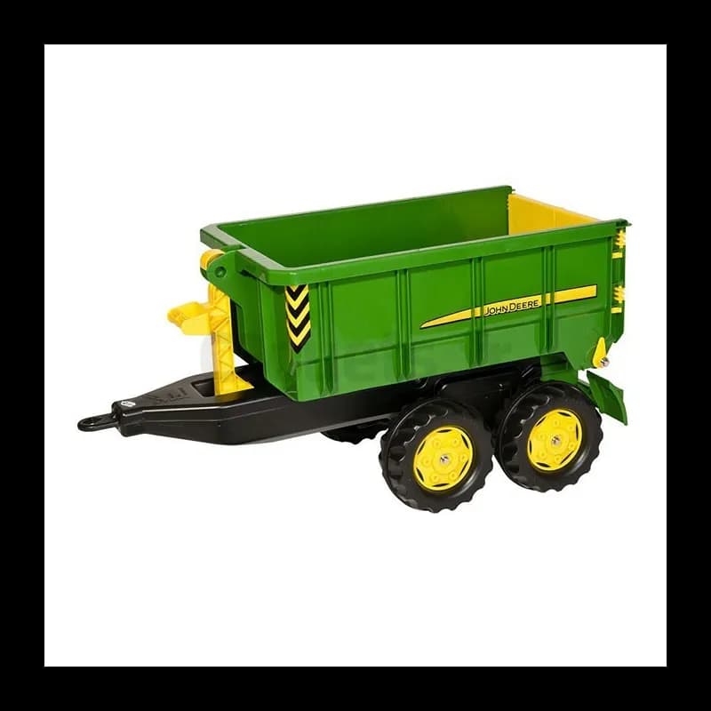 Remorque Rollycontainer John Deere double essieux Rolly Toys 125098