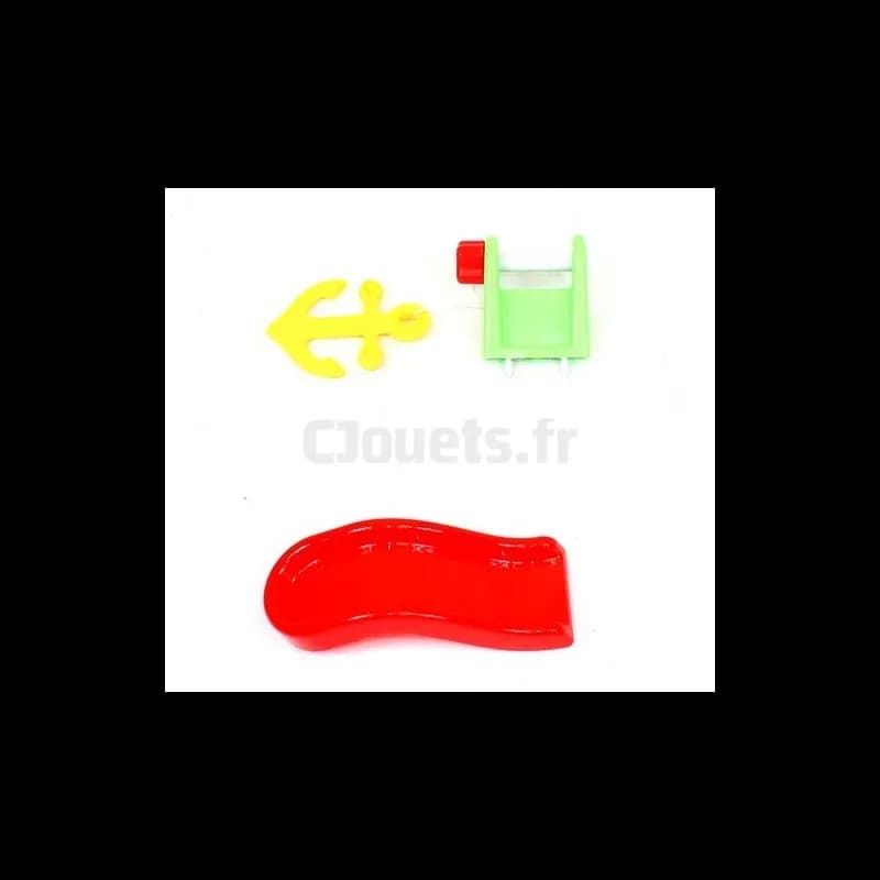 Ancre et glisse pour bateau pirates Little Tikes