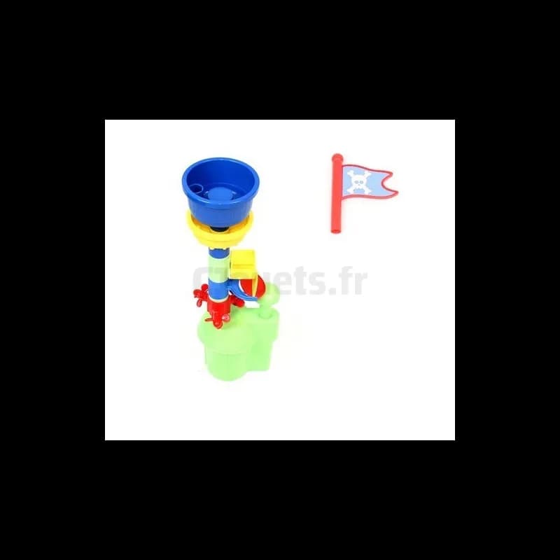 Mât avec pompe et drapeau pour bateau pirates Little Tikes