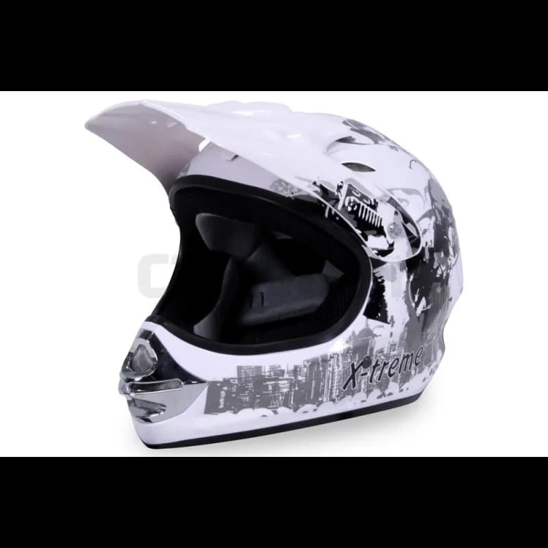 Casque Cross X-Treme Blanc Pour enfant