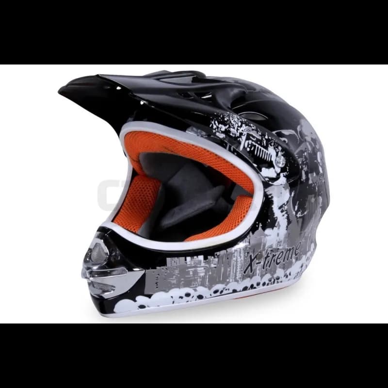 Casque Cross X-Treme Noir Pour enfant
