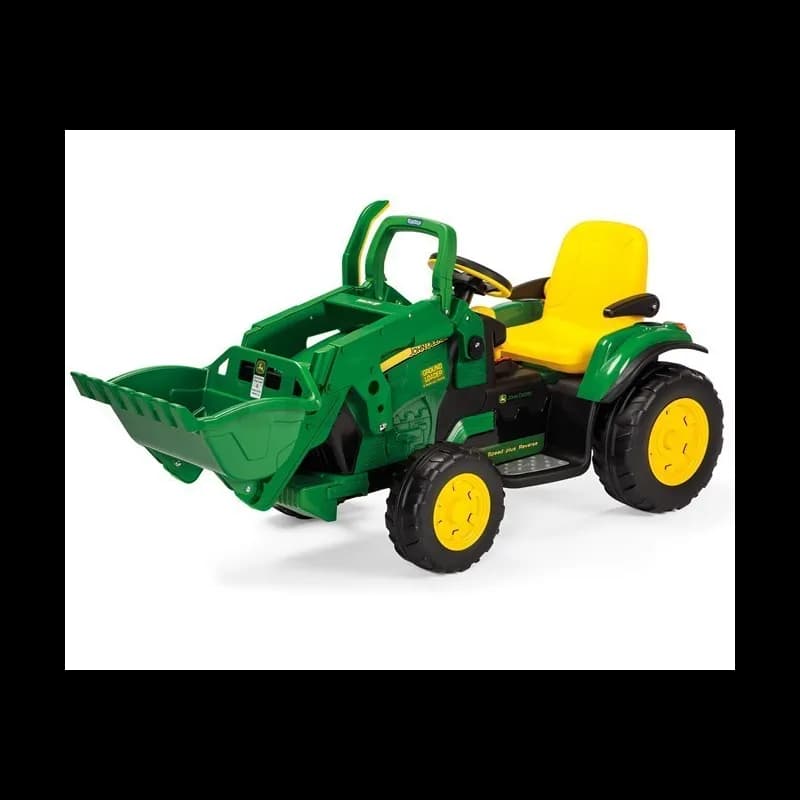 Tracteur John Deere Ground Loader Electrique pour Enfant 12 Volts P...