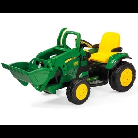 Tracteur John Deere Ground Loader Electrique pour Enfant 12 Volts Peg-Pérego