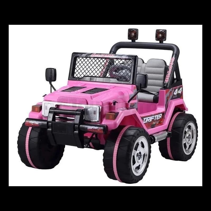 Elektro 4x4 für Kinder 12 Volt Rosa Mit Fernbedienung für die Eltern