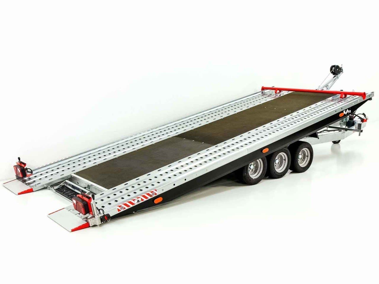Vezeko Reboque porta-veĂculos Race Master 209x550cm Tridem 3,5t-LB-madera-Novo