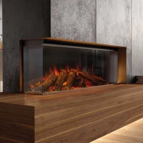 Cheminée électrique Lumen 1200 : chaleur et ambiance