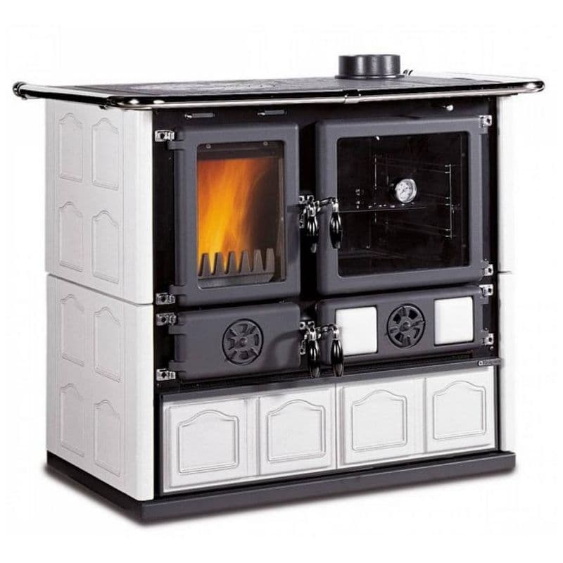 Cuisinière à bois LA NORDICA Rosa Blanche