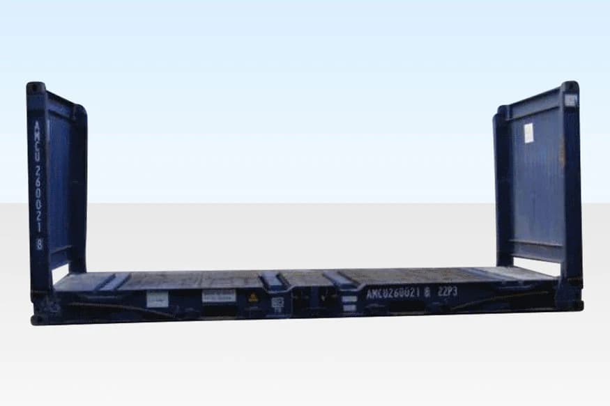 Gebrauchter 20-Fuß-Container – Flat-Rack