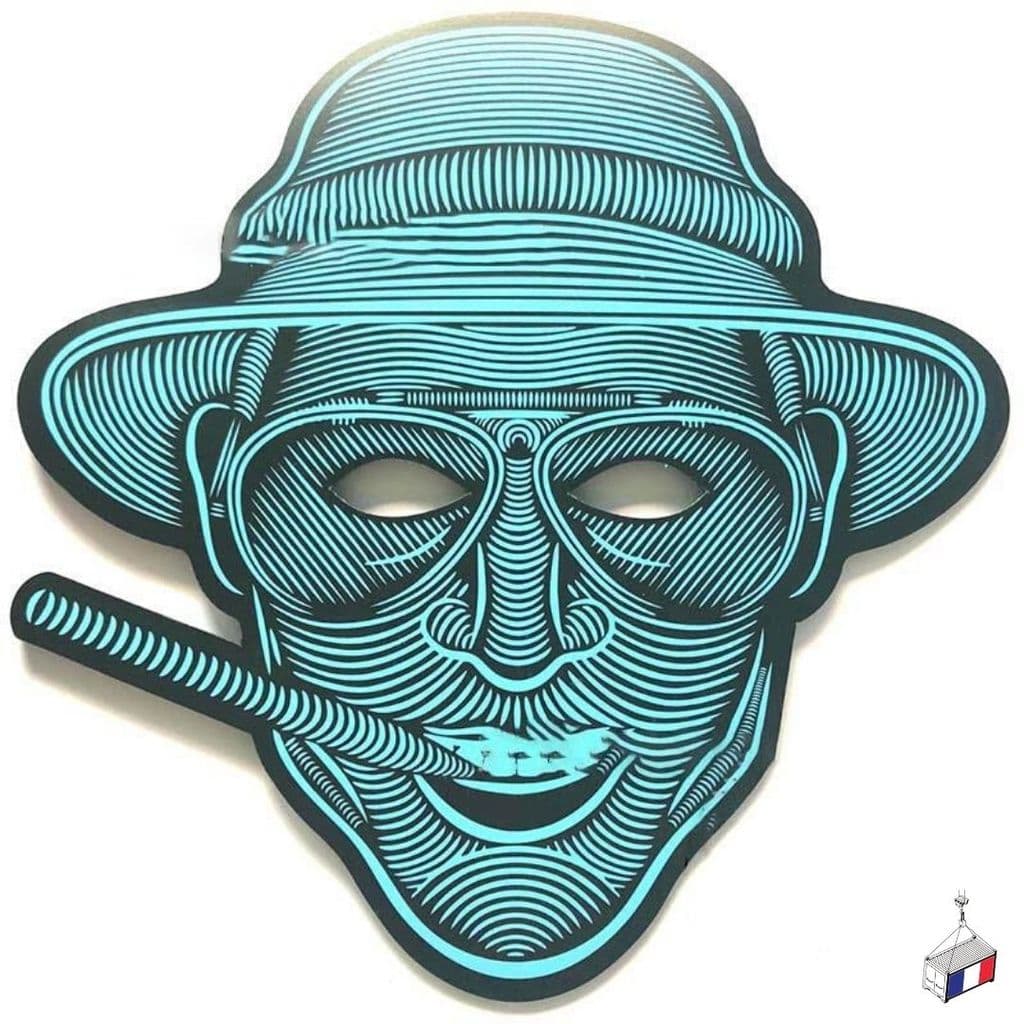 Masque LED Halloween - Masque élection en Lumière - Festival Cosplay Carnaval Fête - Jouets Lumineux pour Adultes & Enfants 16