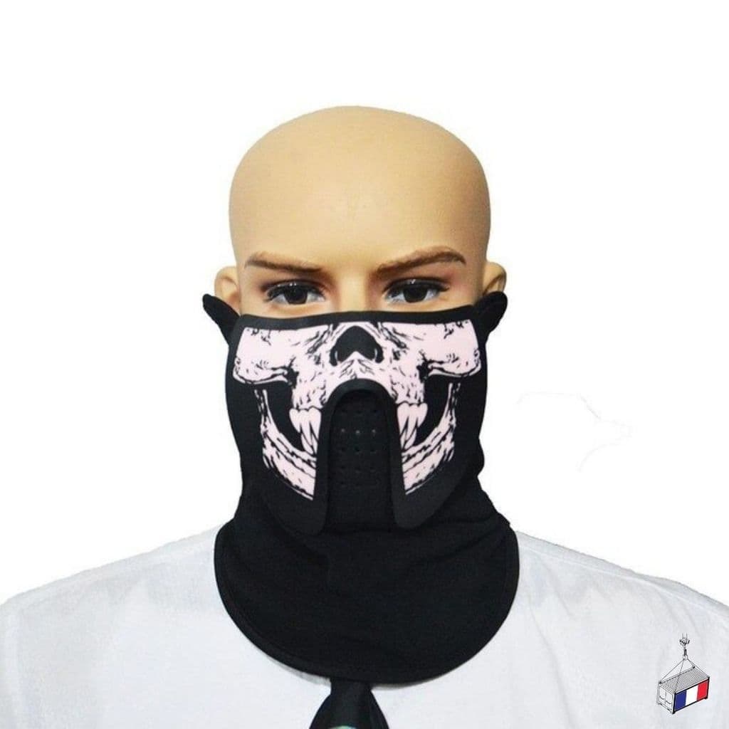 Masque LED Halloween - Masque élection en Lumière - Festival Cosplay Carnaval Fête - Jouets Lumineux pour Adultes & Enfants 11