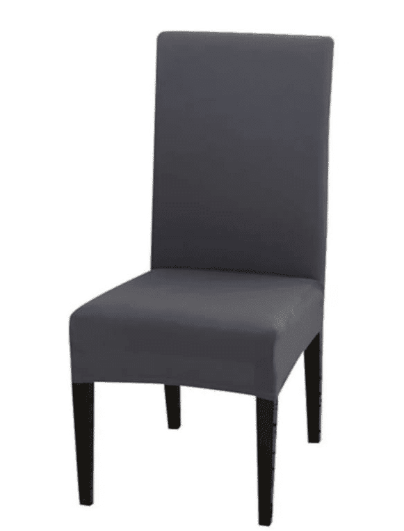 Housse de chaise - Housse de protection extensible pour chaise - Housse chaise Grise