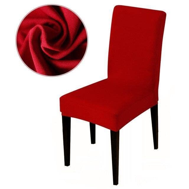 Housses de chaises imperméable - Housse extensible imperméable - Housse chaise Rouge