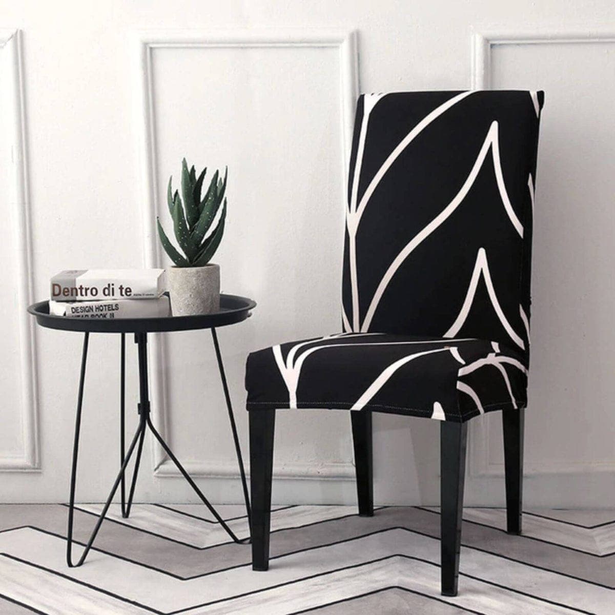 Housse de chaise - Housse de protection extensible pour chaise - Housse chaise Zèbre