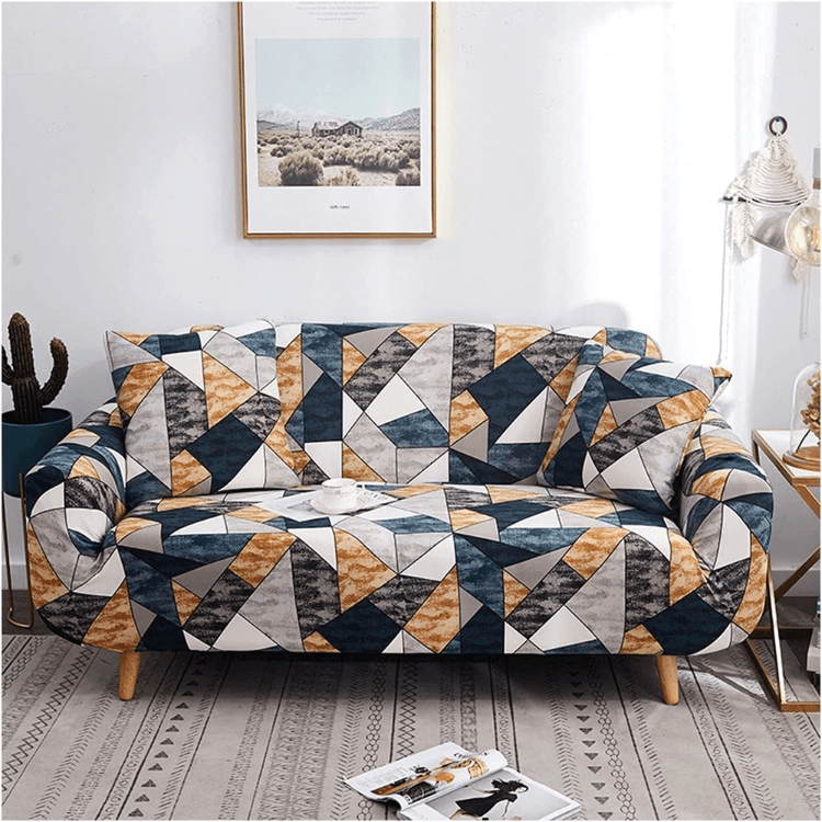 Housse de canapé extensible – Losange Taille 4 (235-300 CM)