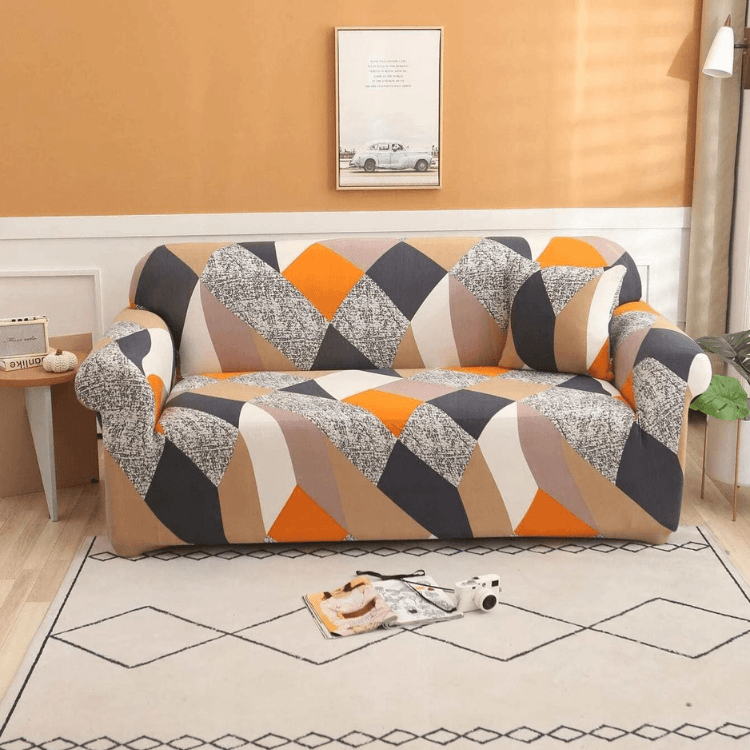 Housse de canapé extensible – Arlequin Taille 1 (90-140 CM)