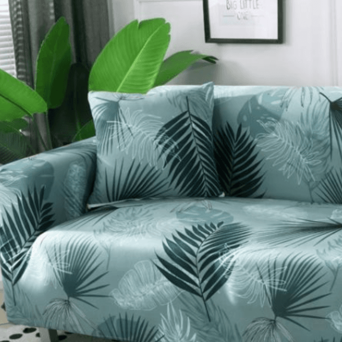 Housse de coussin - Housse de protection extensible - Housse coussin Forêt verte