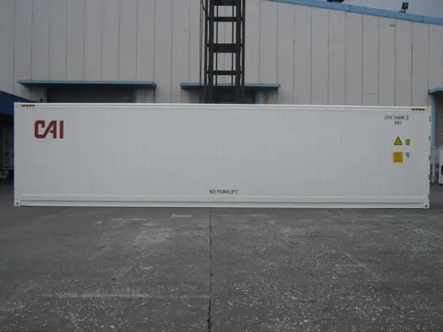Contenedor Reefer Refrigerado 40′ (12 m) – Control Total de Temperatura