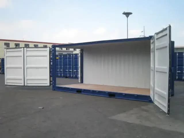 Contenedor Marítimo de 20 Pies con Acceso Lateral Total