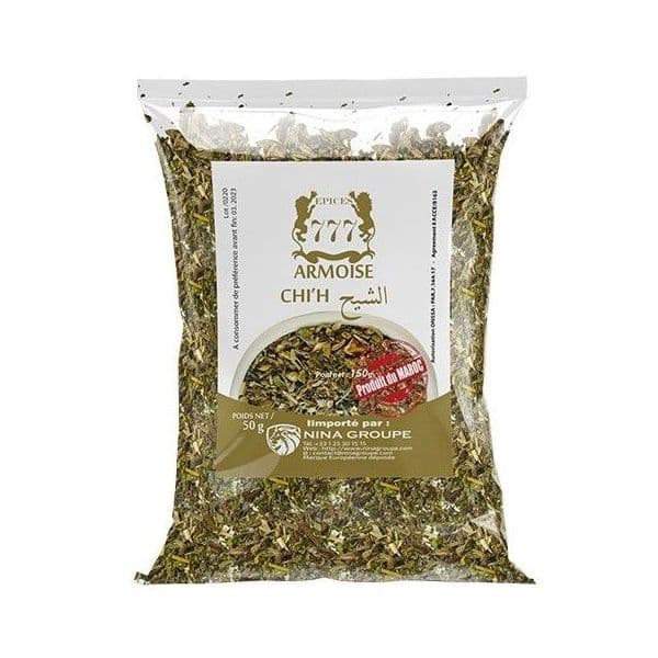 Tisane Armoise Artemisia vulgaris (Chi'h) en feuilles - 50g - ÉPICES 777