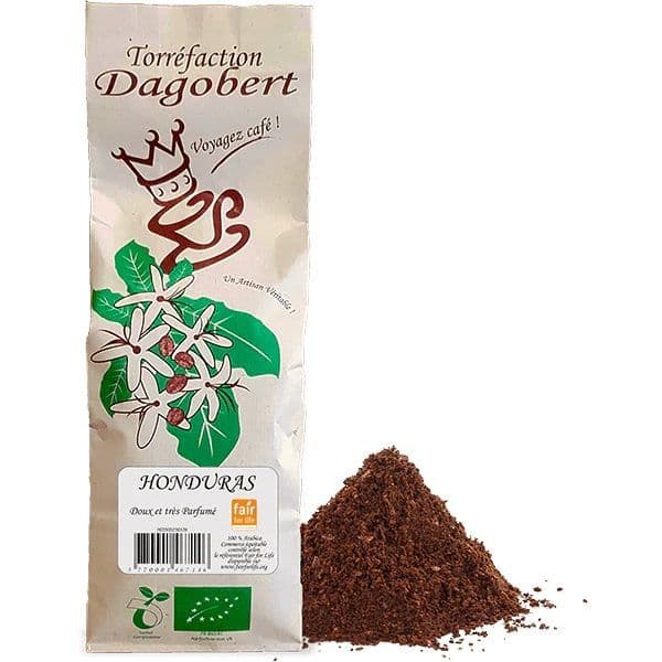 Café Honduras Bio et équitable 100% Arabica - Les Cafés Dagobert 250g Grains (Graines)