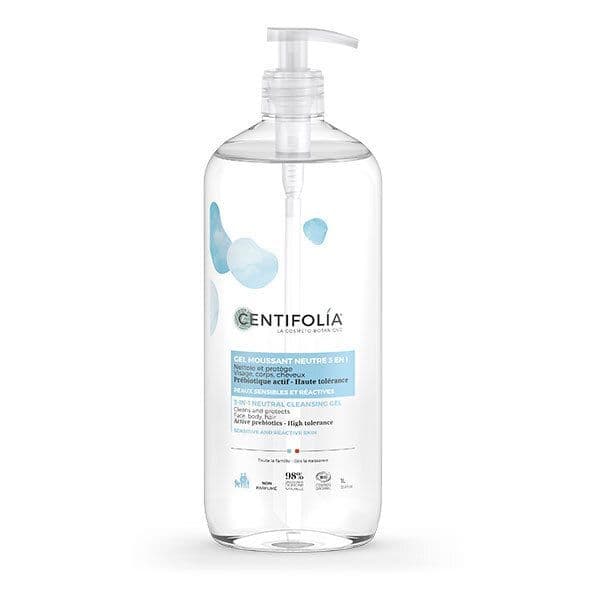 Gel Moussant Bio - Neutre & Peaux sensibles - 3 en 1- Centifolia 1L