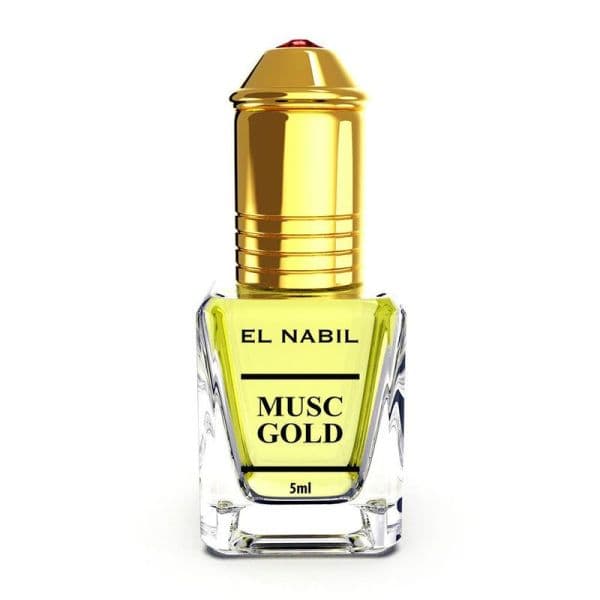 Musc Gold - Extrait de parfum sans alcool - 5 ml - EL NABIL