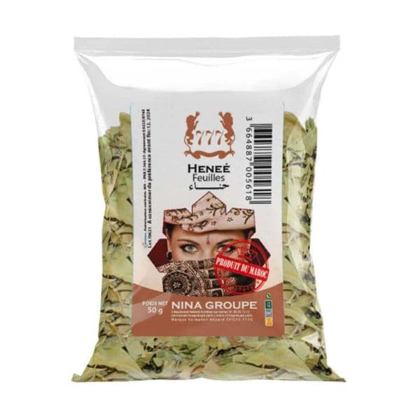 Henné naturel en Feuilles coupées (Lawsonia inermis) - 50g - ÉPICES 777