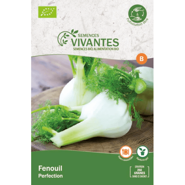 Graines de Fenouil Perfection Bio - Sachet de 250 graines à planter - Semences Vivantes