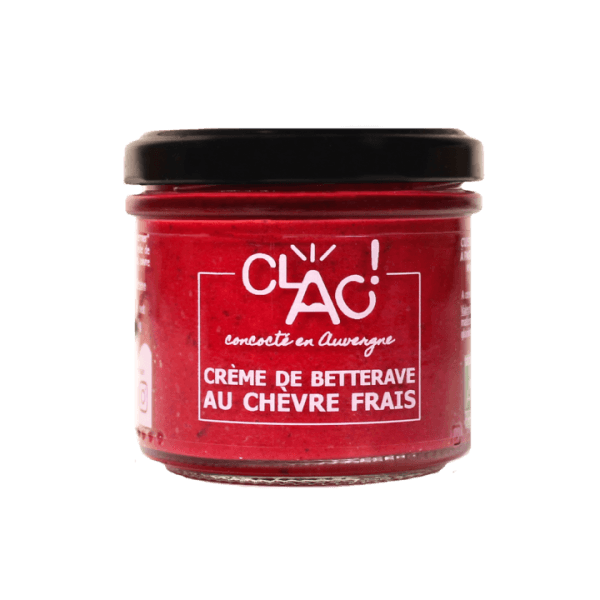 Tartinade à la Crème de betterave au chèvre frais - CLAC Conserverie