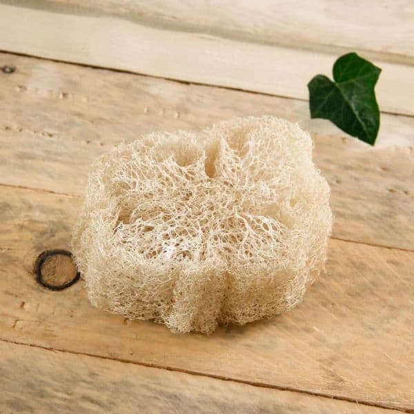 Porte-savon et Eponge en loofah - 100% végétal & Biodégradable - Angie be Green