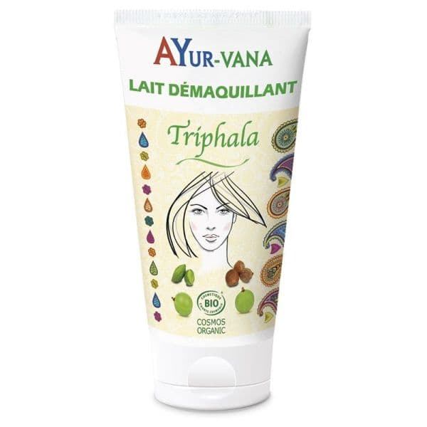 Lait Démaquillant Bio au Triphala - Visage et yeux - 150ml - Ayur-Vana