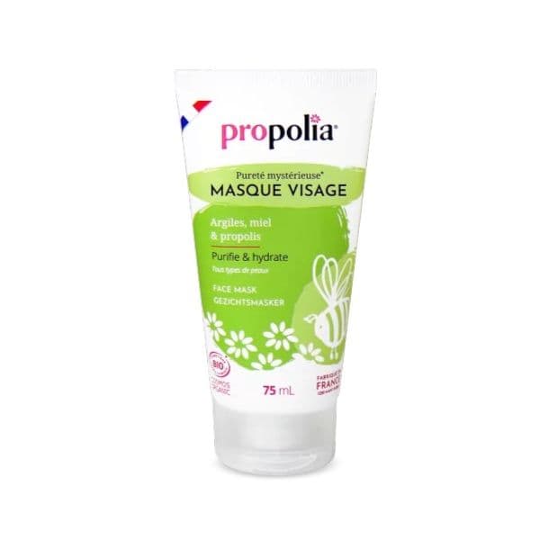 Masque visage Bio Propolis, Miel, Kaolin & Illite - 75 ml - Propolia