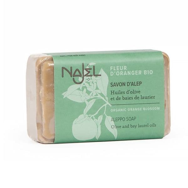 Savon d'Alep à la Fleur d'Oranger Bio - 100g - Najel
