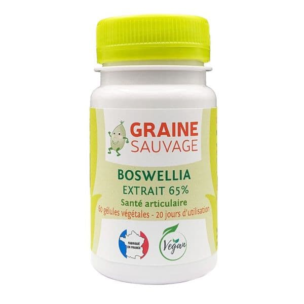 Boswellia - Confort Articulaire - 60 Gélules végétales - Graine Sauvage