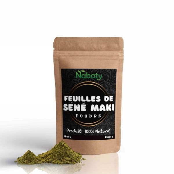 Feuilles de Séné (Sana Makki) en poudre - 100% Nature - Les Créateurs Bio 100g