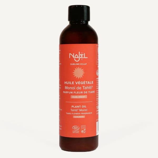 Huile de Monoï de Tahiti AO (Fleurs de Tiaré & HL de Coco) - 125 ml - Najel