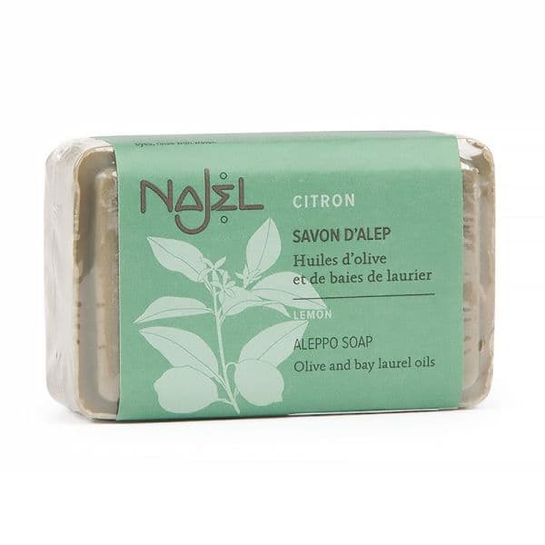 Savon d'Alep à l'Huile essentiel de Citron - 100g - Najel