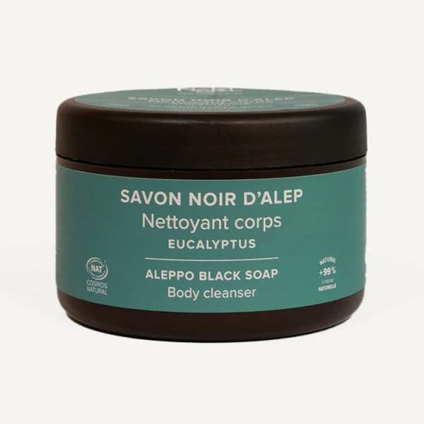 Savon noir d'Alep à l'Eucalyptus Bio - 180 g - Najel