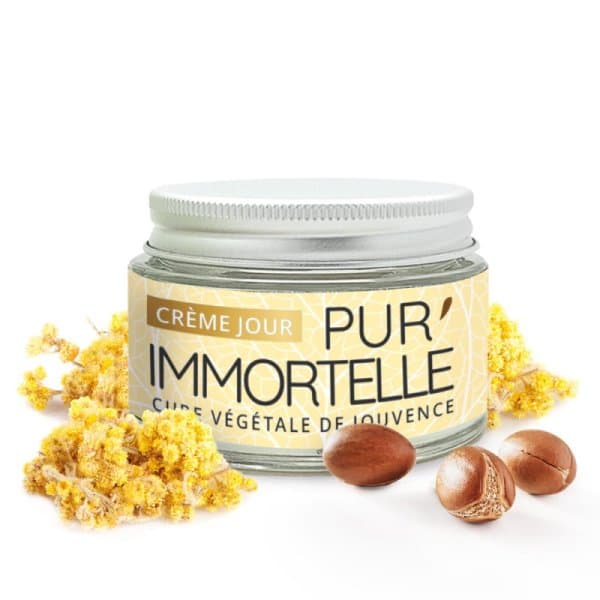 Crème de jour Anti-ride Bio - Visage Pur'Immortelle – 50 ml – Propos'Nature