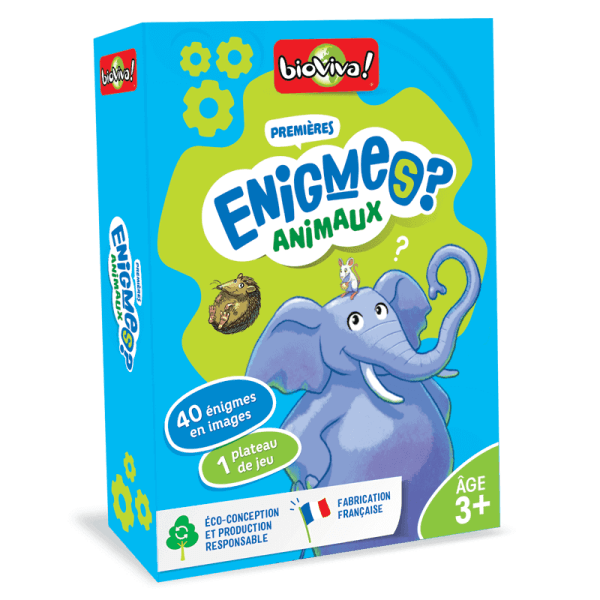 Mes Premières Enigmes ? Animaux - Dès 3 ans - BioViva