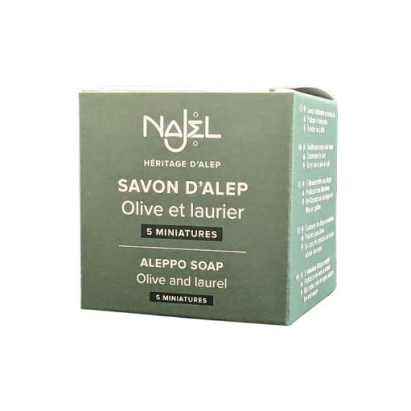 Savons d'Alep miniatures – 5 x 20 g – Najel